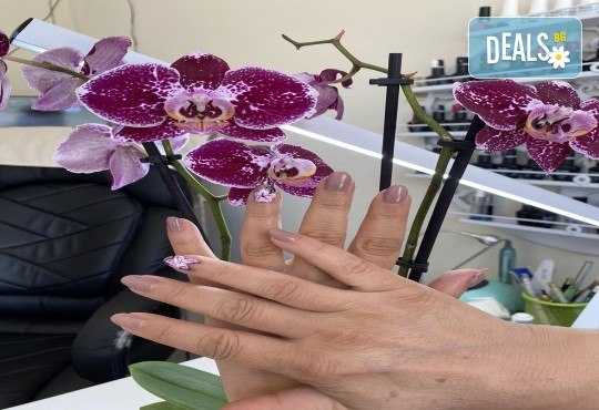 Изграждане с гел и маникюр с гел лак в Студио за красота Avangard art nails - Снимка 2