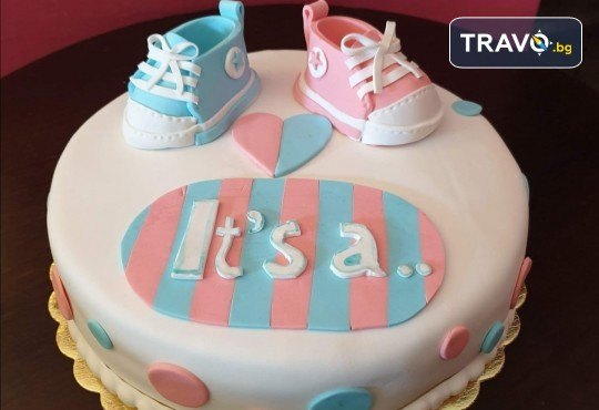 Честито бебе! Торта за изписване от родилния дом, за 1-ви рожден ден или за прощъпулник от Сладкарница Джорджо Джани - Снимка 7