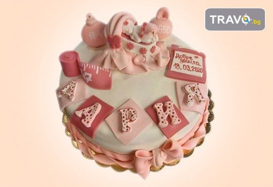 Честито бебе! Торта за изписване от родилния дом, за 1-ви рожден ден или за прощъпулник от Сладкарница Джорджо Джани - Снимка 24