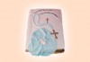За кръщене! Красива тортa за Кръщенe с надпис Честито свето кръщене, кръстче, Библия и свещ от Сладкарница Джорджо Джани - thumb 12