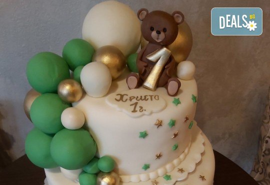 3D торта с декоративни топки 25 или 30 парчета от Сладкарница Джорджо Джани - Снимка 3