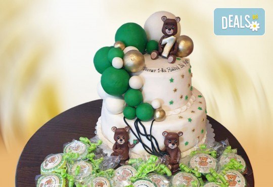 3D торта с декоративни топки 25 или 30 парчета от Сладкарница Джорджо Джани - Снимка 6