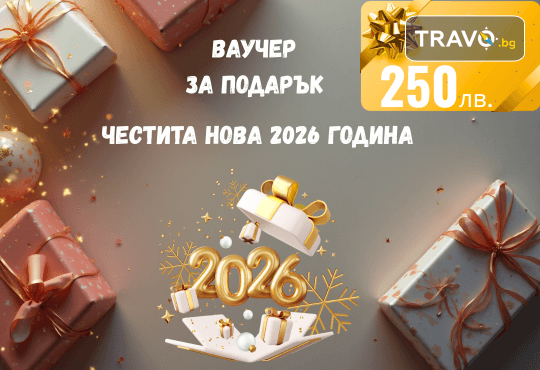Подаръчен ваучер „Честита Нова Година“ – 250 лв. от Deals.bg: празничен подарък за луксозни СПА изживявания, зимни почивки, гурме вечери и стотици новогодишни предложения! - Снимка 1