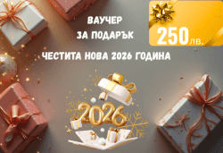 Подаръчен ваучер „Честита Нова Година“ – 250 лв. от Deals.bg: празничен подарък за луксозни СПА изживявания, зимни почивки, гурме вечери и стотици новогодишни предложения! - Снимка
