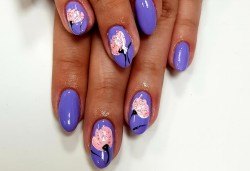 Красив маникюр с гел лак Black Bottle, CND в от Art beauty studio S&D - Снимка