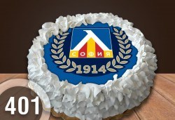 Детска торта с 12 парчета с крем и какаови блатове + детска снимка или снимка на клиента, от Сладкарница Джорджо Джани - Снимка