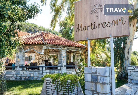 Септемрвийски празници на остров Тасос, изумруденият остров на Гърция! Hotel Marti Resort 3*, закуски, 2 вечери и транспорт от Рикотур - Снимка 1
