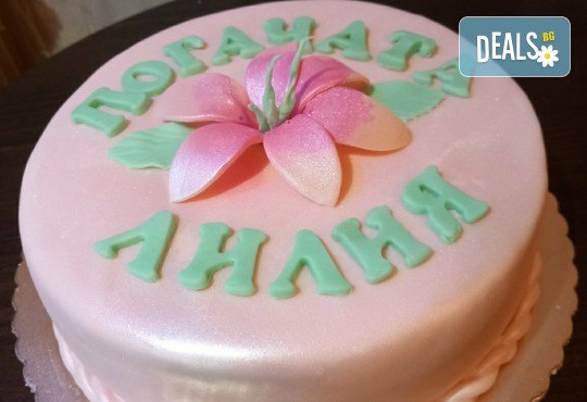 Торта с цветя! Празнична 3D торта с пъстри цветя, дизайн на Сладкарница Джорджо Джани - Снимка 1
