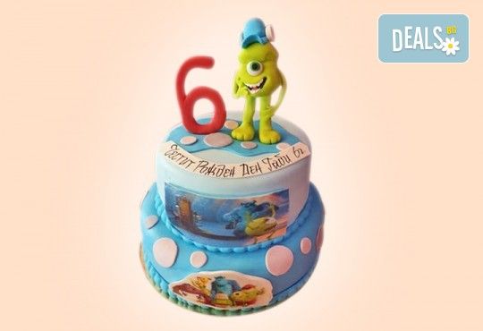 За момчета! Детска 3D торта за момчета с коли и герои от филмчета с ръчно моделирана декорация от Сладкарница Джорджо Джани - Снимка 21