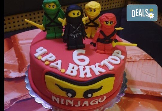 За момчета! Детска 3D торта за момчета с коли и герои от филмчета с ръчно моделирана декорация от Сладкарница Джорджо Джани - Снимка 10