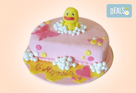 Торта за бебе! Детска фигурална торта 1/2 за бебоци на шест месеца от Сладкарница Джорджо Джани - Снимка 9
