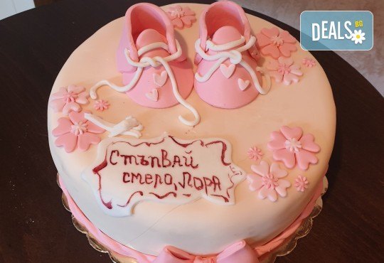 Честито бебе! Торта за изписване от родилния дом, за 1-ви рожден ден или за прощъпулник от Сладкарница Джорджо Джани - Снимка 32
