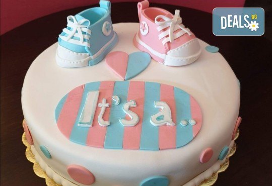 Честито бебе! Торта за изписване от родилния дом, за 1-ви рожден ден или за прощъпулник от Сладкарница Джорджо Джани - Снимка 7