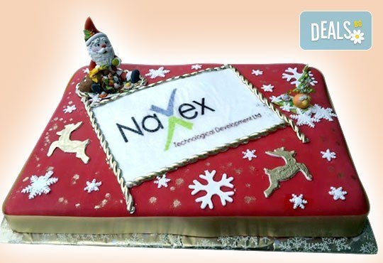 С Вашия бранд! Фирмена торта с лого и индивидуален дизайн от Сладкарница Джорджо Джани - Снимка 8