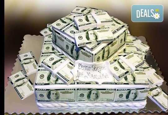 С Вашия бранд! Фирмена торта с лого и индивидуален дизайн от Сладкарница Джорджо Джани - Снимка 3