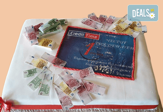 С Вашия бранд! Фирмена торта с лого и индивидуален дизайн от Сладкарница Джорджо Джани - Снимка 14