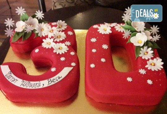 С цифри! Изкушаващо вкусна бутикова АРТ торта с цифри и размер по избор от Сладкарница Джорджо Джани - Снимка 15