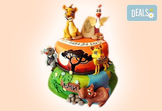 Смърфове, Миньони & Brawl stars! Голяма детска 3D торта 37 ПАРЧЕТА с фигурална ръчно изработена декорация от Сладкарница Джорджо Джани - Снимка 17