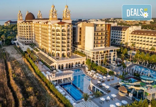 Ранни записвания за Ultra All Inclusive море в Jadore Deluxe Hotel & Spa 5*, Сиде, Анталия! 10 дни, 7 нощувки, безплатно за дете до 11.99 г. и транспорт от Belprego Travel