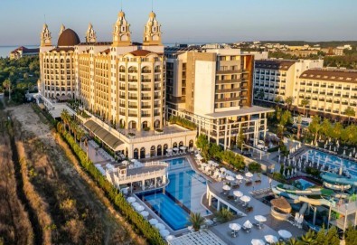 Ранни записвания за Ultra All Inclusive море в Jadore Deluxe Hotel & Spa 5*, Сиде, Анталия! 10 дни, 7 нощувки, безплатно за дете до 11.99 г. и транспорт от Belprego Travel - Снимка