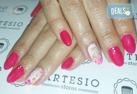 Перфектен маникюр за 14 дни! Цветен маникюр с гел лак BlueSky и CND с включено сваляне на гел лак в The Castle of beauty - Снимка 3