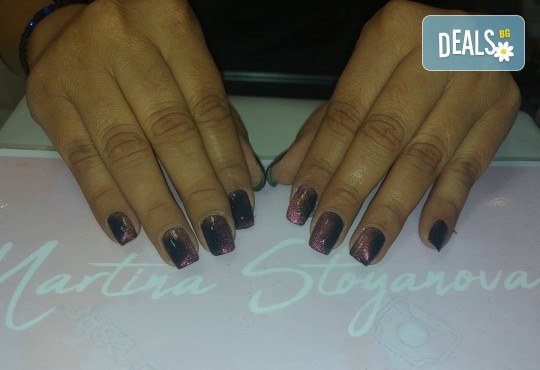 Перфектен маникюр за 14 дни! Цветен маникюр с гел лак BlueSky и CND с включено сваляне на гел лак в The Castle of beauty - Снимка 5