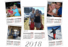 Супер подарък за 2026 година! Голям стенен „4-листов календар” с 4 снимки на клиента и печат от Офис 2 - thumb 3