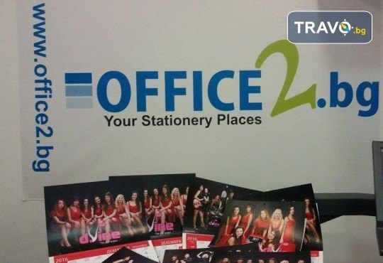 За 2026 г. с Ваша снимка! 1 или 3 броя стенен работен календар за 2026 година с Ваша снимка от Офис 2 - Снимка 2