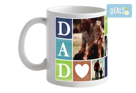 Подарете с любов! 1 или 3 броя Семейна чаша със снимка и надпис, предложение от Офис 2 - Снимка 2