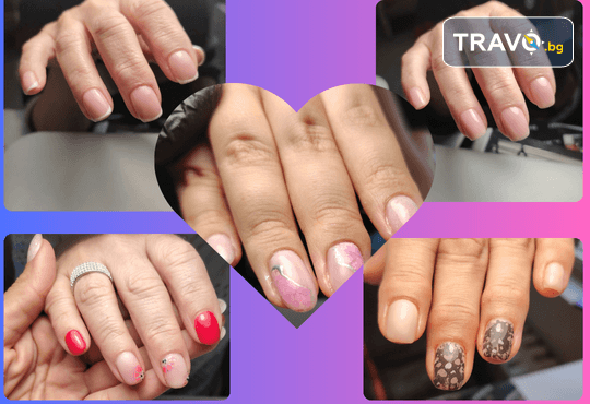 Стилен маникюр с каучукова база и декорации без лимит от Клермонт - Снимка 1