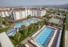 Ultra All Inclusive в Royal Garden Beach хотел 5*, Алания, Анталия! 7 нощувки, открити и закрит басейн, водни пързалки, безплатно за дете до 11.99 г. и транспорт от Belprego Travel - thumb 1