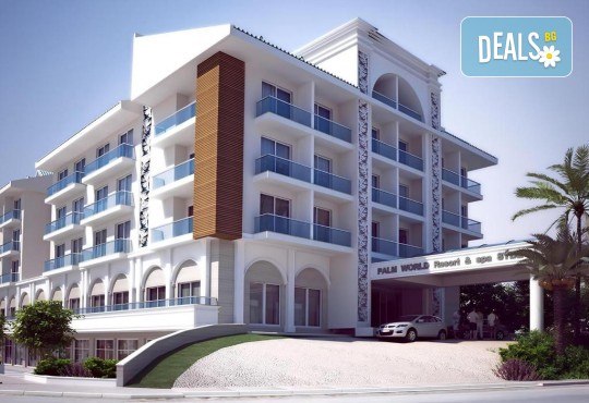 ALL Inclusive лятна почивка в хотел Palm World Resort & Spa Side 4*, Турция! 7 нощувки, безплатно за 1 дете до 2.99 г. и транспорт от Belprego Travel - Снимка 4