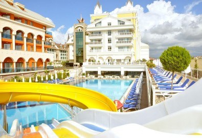 All Inclusive ваканция на море в Dream World Resort, Side! 10 дни/ 7 нощувки, транспорт и безплатно за дете до 11.99 г. от Belprego Travel - Снимка