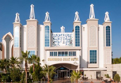 Ранни записвания за Ultra All Inclusive лято 2026! 7 ношувки в Concordia Celes Hotel 5*,Алания на база Ultra All Inclusive и транспорт от BelpregoTravel - Снимка
