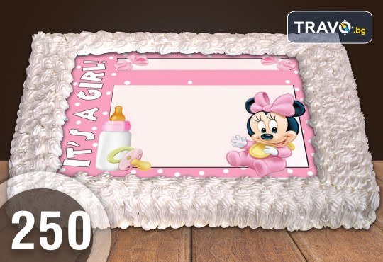 Експресна торта за 2 часа! Голяма детска торта 20, 25 или 30 парчета със снимка на любим герой от Сладкарница Джорджо Джани - Снимка 126