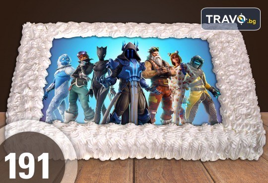 Експресна торта за 2 часа! Голяма детска торта 20, 25 или 30 парчета със снимка на любим герой от Сладкарница Джорджо Джани - Снимка 90