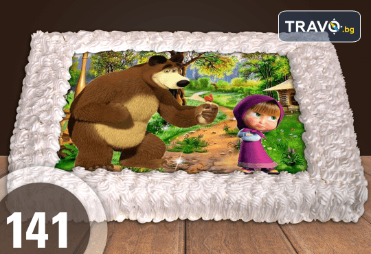 Експресна торта за 2 часа! Голяма детска торта 20, 25 или 30 парчета със снимка на любим герой от Сладкарница Джорджо Джани - Снимка 50