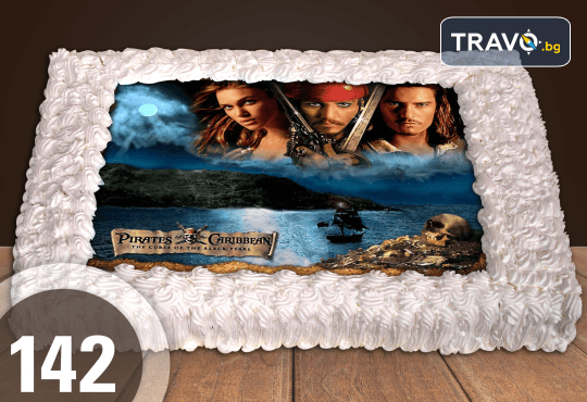 Експресна торта за 2 часа! Голяма детска торта 20, 25 или 30 парчета със снимка на любим герой от Сладкарница Джорджо Джани - Снимка 51