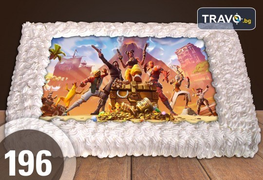 Експресна торта за 2 часа! Голяма детска торта 20, 25 или 30 парчета със снимка на любим герой от Сладкарница Джорджо Джани - Снимка 95