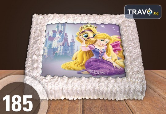 Експресна торта за 2 часа! Голяма детска торта 20, 25 или 30 парчета със снимка на любим герой от Сладкарница Джорджо Джани - Снимка 3