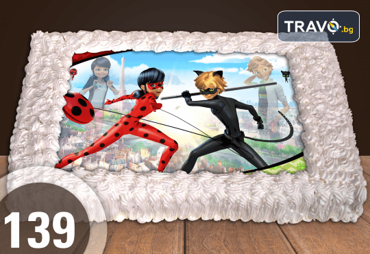 Експресна торта за 2 часа! Голяма детска торта 20, 25 или 30 парчета със снимка на любим герой от Сладкарница Джорджо Джани - Снимка 52