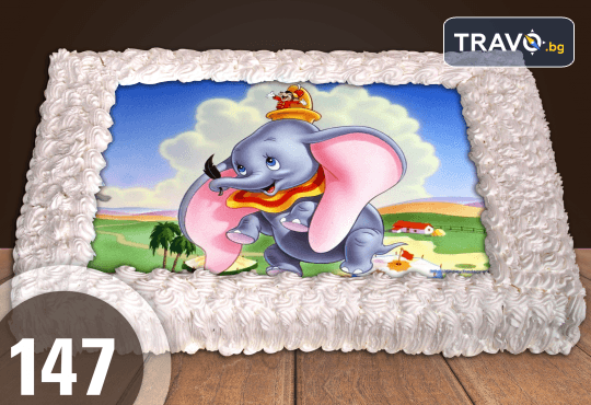 Експресна торта за 2 часа! Голяма детска торта 20, 25 или 30 парчета със снимка на любим герой от Сладкарница Джорджо Джани - Снимка 57