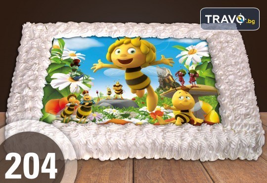 Експресна торта за 2 часа! Голяма детска торта 20, 25 или 30 парчета със снимка на любим герой от Сладкарница Джорджо Джани - Снимка 103