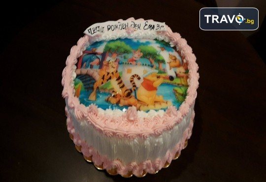 Експресна торта за 2 часа! Голяма детска торта 20, 25 или 30 парчета със снимка на любим герой от Сладкарница Джорджо Джани - Снимка 46