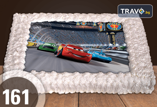 Експресна торта за 2 часа! Голяма детска торта 20, 25 или 30 парчета със снимка на любим герой от Сладкарница Джорджо Джани - Снимка 68