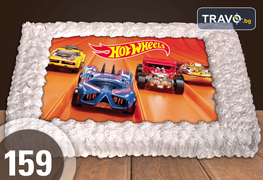 Експресна торта за 2 часа! Голяма детска торта 20, 25 или 30 парчета със снимка на любим герой от Сладкарница Джорджо Джани - Снимка 24