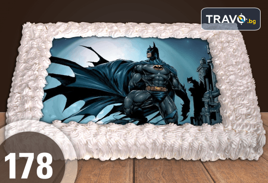 Експресна торта за 2 часа! Голяма детска торта 20, 25 или 30 парчета със снимка на любим герой от Сладкарница Джорджо Джани - Снимка 79