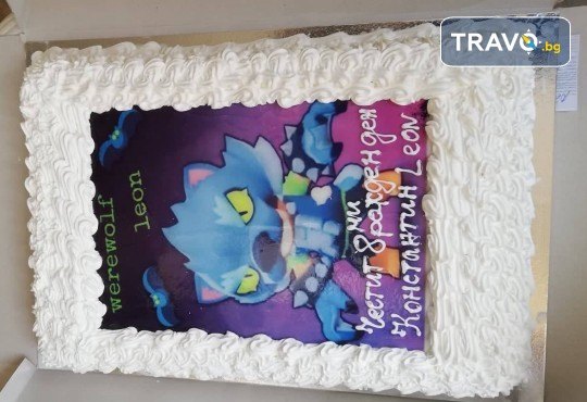 Експресна торта за 2 часа! Голяма детска торта 20, 25 или 30 парчета със снимка на любим герой от Сладкарница Джорджо Джани - Снимка 26