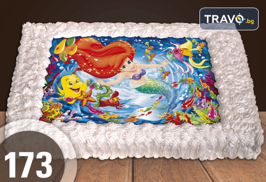 Експресна торта за 2 часа! Голяма детска торта 20, 25 или 30 парчета със снимка на любим герой от Сладкарница Джорджо Джани - Снимка 74