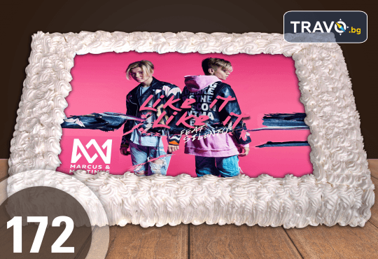 Експресна торта за 2 часа! Голяма детска торта 20, 25 или 30 парчета със снимка на любим герой от Сладкарница Джорджо Джани - Снимка 48